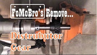 How to remove and install a distributor gear [upl. by Kaltman]