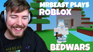 MrBeast Plays ROBLOX BedWars [upl. by Ahseat]