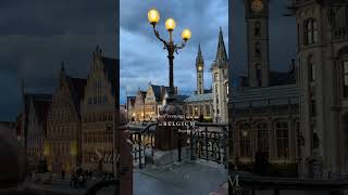 Belgium BrugesampGhent travel europe nature 4k belgium ghent summer holiday [upl. by Alsworth]