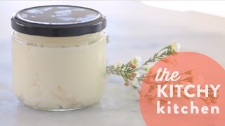 DIY Whipped Coconut Oil Body Butter  Living Deliciously [upl. by Akkina]