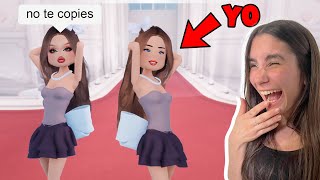 Copiando Outfits de Desconocidos en Dress to Impress Roblox [upl. by Airotkiv157]