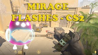 FLASHES BASICAS DE MIRAGE CS2 l POPFLASH [upl. by Elnukeda]