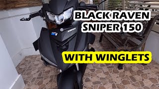 SNIPER 150 BLACK RAVEN with WINGLETS [upl. by Bourne]