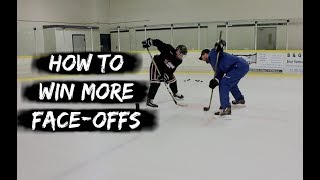 HOW TO WIN MORE FACEOFFS IN HOCKEY [upl. by Emearg]