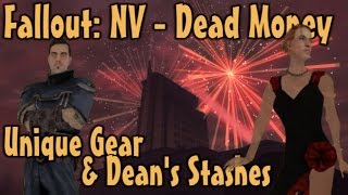 Fallout NV  Dead Money  ALL Unique Weapons amp Armor Plus Deans Stashes Guide DLC [upl. by Weslee132]