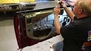 196869 Camaro Firebird Door Glass Installation Part 3 by Scared Shiftless [upl. by Ellicul]