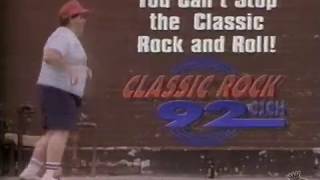 Classic Rock 92 CJCH Radio Commercial 1993 Halifax Nova Scotia [upl. by Korfonta1]