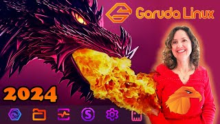 Mum Tries Out Garuda Linux  Bird Of Prey 2024 [upl. by Eseilanna]