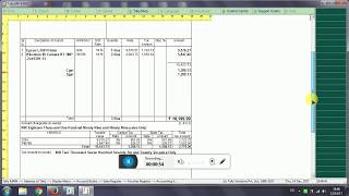 Tax Amount Printing in sales invoice Tally ERP 9 [upl. by Enialehs]