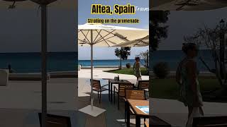 Strolling Along A Peaceful Promenade In Beautiful Altea Spain shorts [upl. by Buehler]