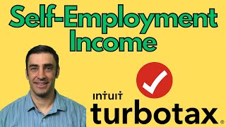 Self Employment Income  1099NEC  TurboTax [upl. by Iharas]