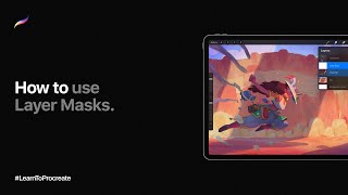 How to use Layer Masks in Procreate [upl. by Nivrek]