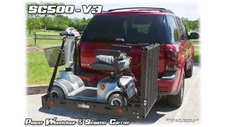 SC500V3  Folding Power Wheelchair amp Scooter Carrier  Assembly amp Installation [upl. by Enelav]