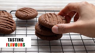 Self raising flour biscuits  Only 4 Ingredients  Nigella Lawsons chocolate biscuits recipe [upl. by Siouxie]