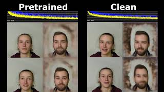 Deepfacelab  Difference pretrained model on head training [upl. by Ahsyia]