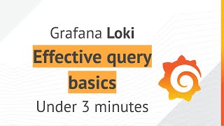 Effective troubleshooting with Grafana Loki  query basics [upl. by Alliber]