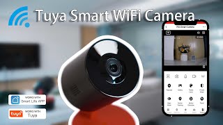 Tuya PTZ WiFi IP Smart Camera Automatic Tracking AI Human Detectionsmartcamerasecuritysmarthome [upl. by Aynotak]