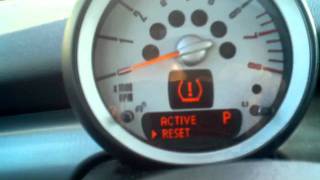 Mini Cooper Tire Pressure Reset and Checking Service Intervals [upl. by Aleron]