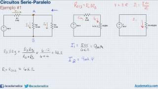 Circuitos SerieParalelo ❖ Ejemplo 1 [upl. by Kuebbing]