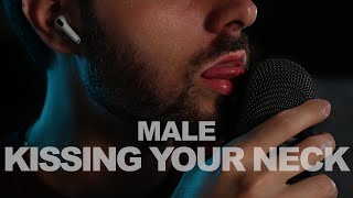 ASMR Male Kissing Your Neck  Beard ASMR [upl. by Nilauqcaj]