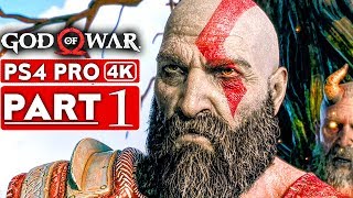 GOD OF WAR 4 Gameplay Walkthrough Part 1 4K HD PS4 PRO  No Commentary [upl. by Rhetta]