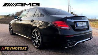 Mercedes AMG E53 4Matic 2019  4K CITY POV Test Drive [upl. by Asilrac]