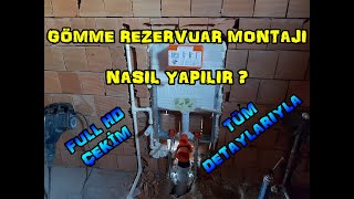 GÖMME REZERVUAR MONTAJI NASIL YAPILIR  FULL HD  AYRINTILI ÇEKİM   HER DETAYI BURADA [upl. by Rehpitsirhc]