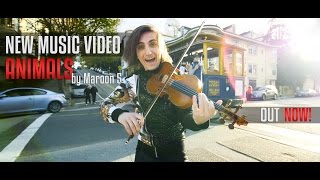 Maroon 5  Animals  by Filip Jancik Official Video  Violin Cover [upl. by Eittocs]