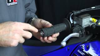 How to remove a motorcycle grip undamaged [upl. by Pammi]