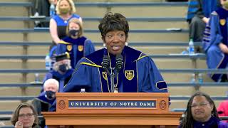 Notre Dame Commencement 2021 Laetare Medalist Address [upl. by Hilar]