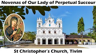 Feast of Our lady of Perpetual Succour  9am 30th Oct 2024  St Christophers Church Tivim [upl. by Inhsor]