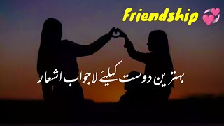 Shayari Best Friend  Friendship Poetry in Urdu  Dosti Poetry [upl. by Ydwor]