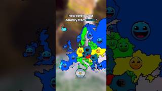 How safe is your country from floods europe map geography mapping edit flag history shorts [upl. by Ida]