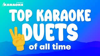 TOP KARAOKE DUETS OF ALL TIME  MUSIC BY ELTON JOHN SONNY amp CHER amp MORE [upl. by Egdamlat144]