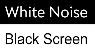 White Noise  Black Screen  No Ads  Soothing Sleep Sounds for Focus amp Studying [upl. by Neyu]