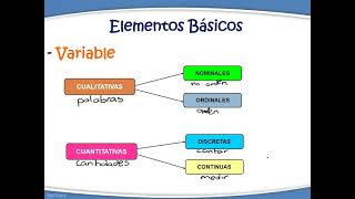 1 Conceptos básicos Estadística [upl. by Nasaj]