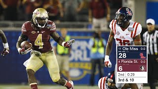 4 Florida State vs 11 Ole Miss  22point Comeback Thriller  CFB Throwback [upl. by Layap]