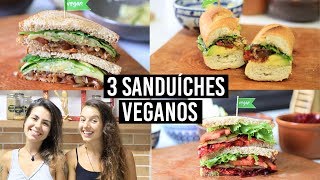 3 SANDUÍCHES VEGANOS PARA O VERÃO  RÁPIDOS E PRÁTICOS 01  TNM Vegg [upl. by Preston]