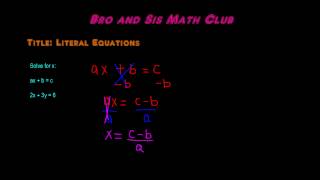 Solving Literal Equations and Formulas Examples [upl. by Diandre]