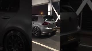 MK7 GOLF R  MILLTEK EXHAUST LOUD [upl. by Marylynne329]