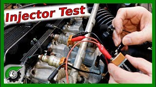 9v Battery Fuel Injector Test Jeep Fuel Injectors [upl. by Euqinoj]