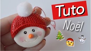 TUTO Fimo Bonhomme de neige [upl. by Eittel]