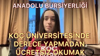 KOÇ ÜNİVERSİTESİ ANADOLU BURSİYERLİĞİ PROGRAMI  MÜLAKATLAR NASIL [upl. by Ecreip]