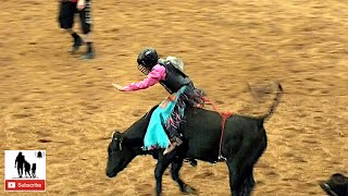 Steer Riding  2019 Junior Bull Riding National Finals NJBRA  Round 2 [upl. by Ocinom873]