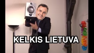 Gražulio partijos daina  Kelkis Lietuva  kaip kovoti su kaimynais kurie garsiai klausosi muzikos [upl. by Schlesinger928]