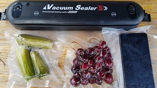 Вакуумный упаковщикВакукматорВАКУУМНАЯ УПАКОВКА Vacuum Sealer S [upl. by Gaut562]