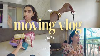 TOO much to do 😭  Moving Vlog Part 1 Urvee [upl. by Neumann]