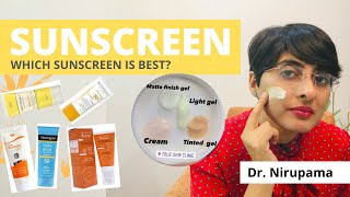 Best sunscreen for face video Best Sunscreen for oily skin type dry skin Best Sunscreen in India [upl. by Sclater805]