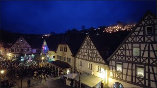 Lichterfest Pottenstein Germany 2023 [upl. by Older]