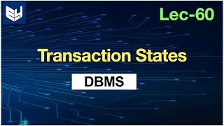 Transaction states in database example  DBMS [upl. by Kcirderf470]